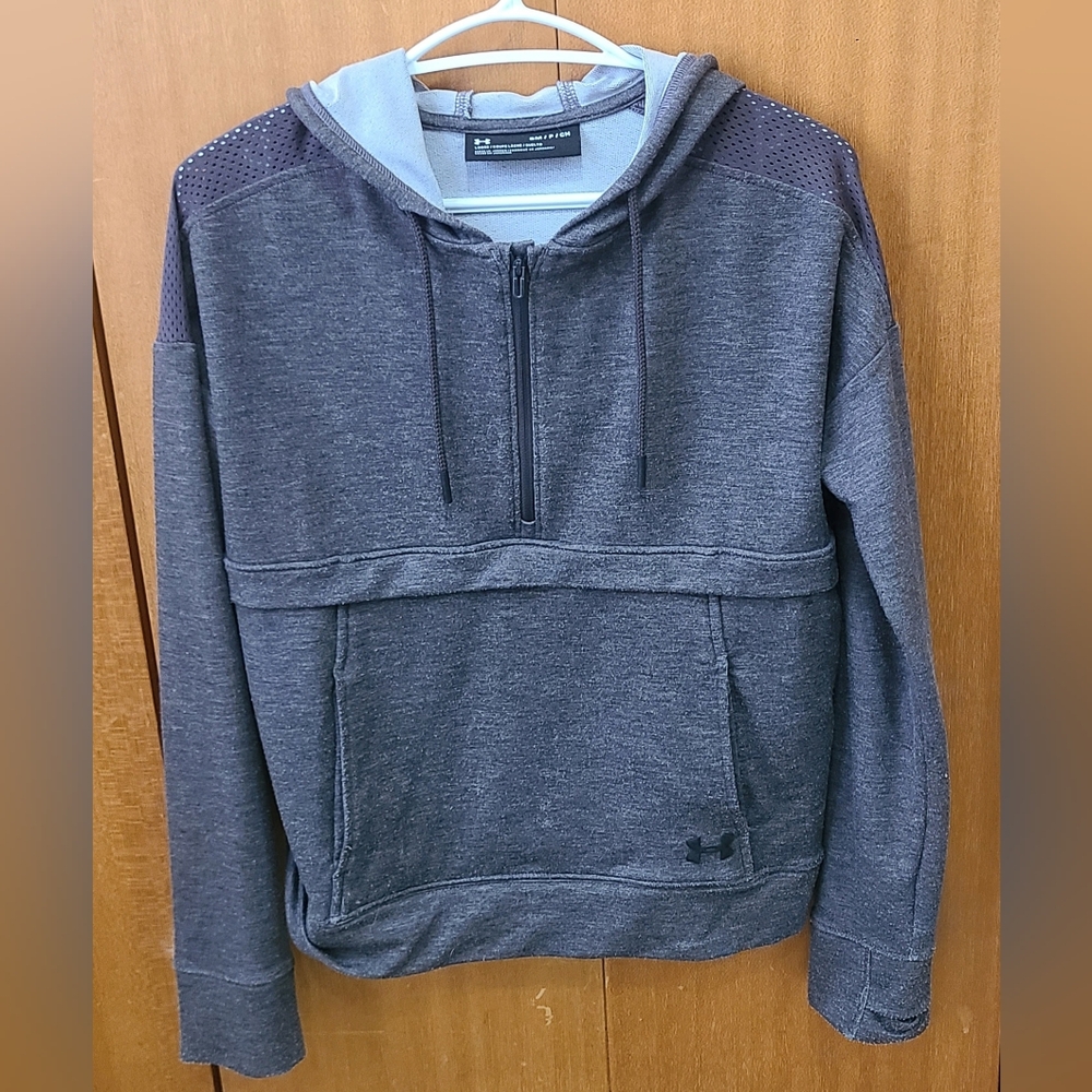 Under Armour Charcoal Half-Zip Hoodie
